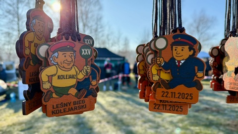 W Bydgoszczy odbyła się 25. edycja Leśnego Biegu Kolejarskiego. Udział w imprezie wzięło łącznie około 800 uczestników - wśród nich dzieci, a nawet psy/fot. Izabela Langner