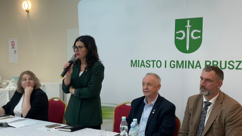 Do Pruszcza wiceminister rolnictwa Małgorzata Gromadzka nie dotarła/fot. Natasza Trzebuchowska