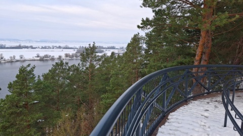 Nowa platforma z widokiem na Wisłę/fot. Marcin Doliński