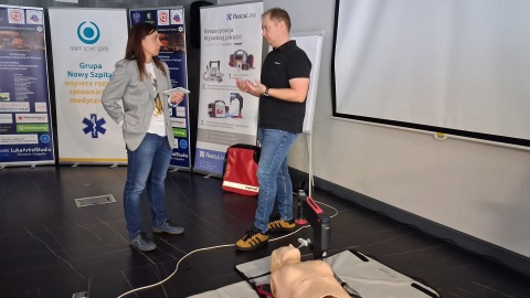 Szkoła ratowania życia. W podbydgoskiej Brzozie medycy wymieniają się wiedzą i doświadczeniem/fot. Agata Raczek