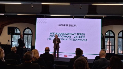 Konferencja pt. „Wielkoobszarowe tereny zdegradowane – ZACHEM. Historia, skala, oczekiwania”/fot. Agata Raczek