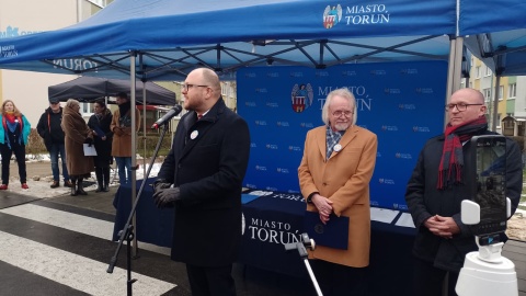Rondo Toruńskich Polarników - tak od dziś nazywa się skrzyżowanie Szosy Okrężnej i ulicy Gagarina w Toruniu/fot. Michał Zaręba