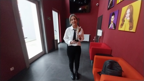 Laureatka w kategorii „Wolontariat Grupowy”, Monika Rymer z fundacji „Gramy Dla Onko”/fot. Marcin Kupczyk