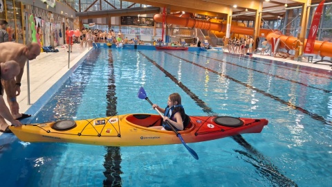 Mikołajki w Parku Wodnym w Świeciu. / Fot. Marcin Doliński