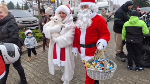 Tak wyglądały motocyklowe Mikołajki w Świeciu. / Fot. Marcin Doliński