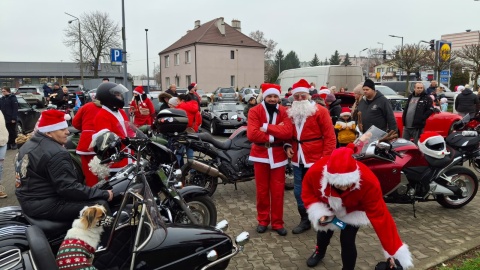 Tak wyglądały motocyklowe Mikołajki w Świeciu. / Fot. Marcin Doliński
