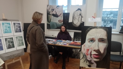 II Targi Sztuki Studenckiej na Wydziale Sztuk Pięknych UMK. / Fot. Michał Zaręba
