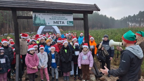 Marszobieg Mikołajkowy w Tleniu/fot. Marcin Doliński