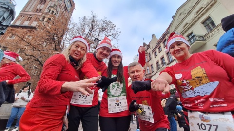 Bieg Świętych Mikołajów w Toruniu/fot. Tomasz Bielicki
