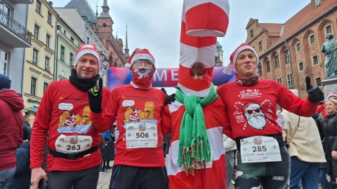 Bieg Świętych Mikołajów w Toruniu/fot. Tomasz Bielicki