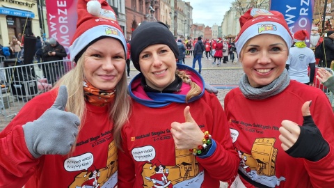 Bieg Świętych Mikołajów w Toruniu/fot. Tomasz Bielicki