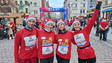 Bieg Świętych Mikołajów w Toruniu/fot. Tomasz Bielicki
