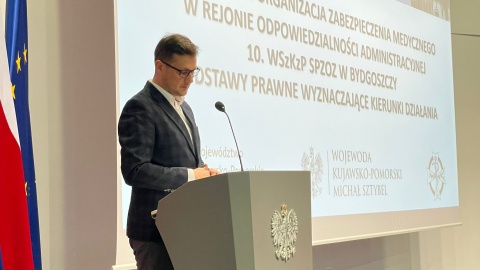 Konferencja o zabezpieczeniu medycznym w Wojskowym Szpitalu Klinicznym z Polikliniką w Bydgoszczy/fot. Natasza Trzebuchowska