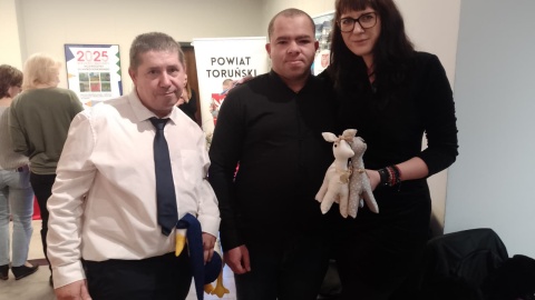 Osoby z niepełnosprawnościami wystawiły na sprzedaż swoje rękodzieła/fot. Michał Zaręba