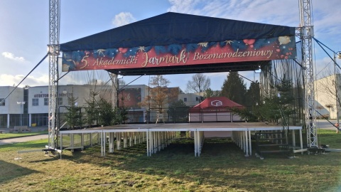 Wszystko gotowe na świąteczny jarmark Politechniki Bydgoskiej/fot. Agata Raczek