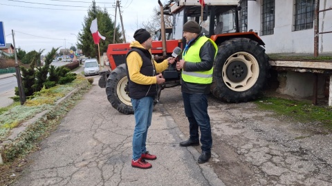 Protest rolników w Gostycynie/fot. Marcin Doliński