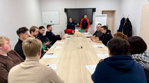 W Bydgoskim Centrum Organizacji Pozarządowych i Wolontariatu odbyło się szkolenie z pierwszej pomocy/fot. Izabela Langner