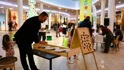 Tak wyglądała przestrzeń edukacyjnej zabawy. / Fot Tatiana Adonis