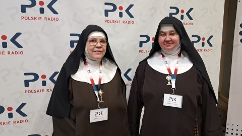 Siostry Magdalena (z lewej) i Faustyna/fot. Magdalena Gill