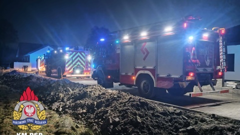 Do pożaru doszło nad ranem w Kopaninie w gminie Lubicz. / Fot. OSP Złotoria