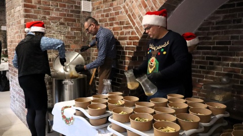 Wigilia w Oratorium św. Jana Pawła II. / Fot. Tatiana Adonis