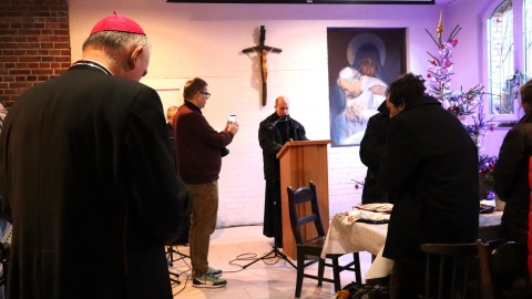 Wigilia w Oratorium św. Jana Pawła II. / Fot. Tatiana Adonis