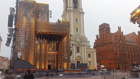 Ostatnie próby i przygotowania przed „Sylwestrową Mocą Przebojów” w Toruniu/fot. Monika Kaczyńska