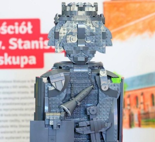 Władysław Łokietek doczekał się podobizny z Lego. Klockowy władca rządzi w Inowrocławiu [ZOBACZ]