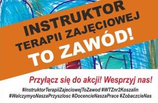 Są instruktorami, a wykonują zadania terapeutów. Proszą o godne traktowanie i zarobki [protest]