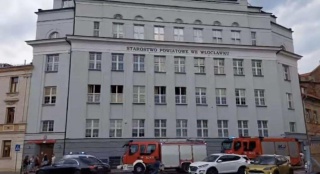 Pożar w Starostwie Powiatowym we Włocławku Ewakuowano 83 pracowników