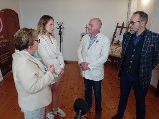 Krewny ostatniego polskiego króla z wizytą w Toruniu