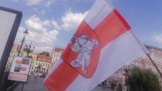 Mija pięć lat od sfałszowanych wyborów na Białorusi. Przypominała o tym manifestacja w Bydgoszczy