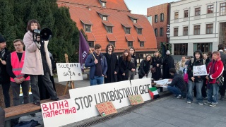 Manifestacja solidarności z Palestyną: Ludobójstwo w Gazie naprawdę się dzieje [zdjęcia]