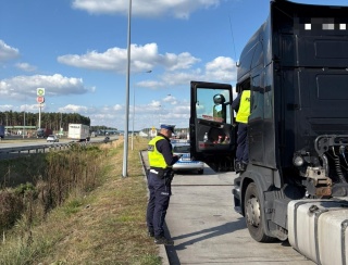 Akcja pod kryptonimem wyścig słoni. Policja wzięła się za kierowców ciężarówek