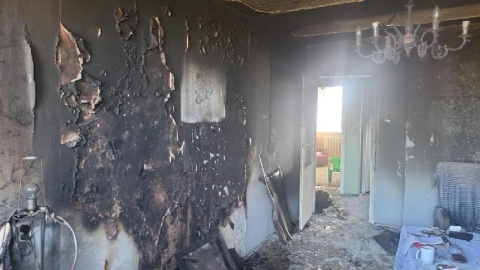 Siedem osób ewakuowanych, jedna ranna. Pożar w Będzitowie koło Złotnik Kujawskich