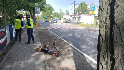 Kolejny wypadek na hulajnodze elektrycznej w regionie. Ranny 14-latek z Mogilna