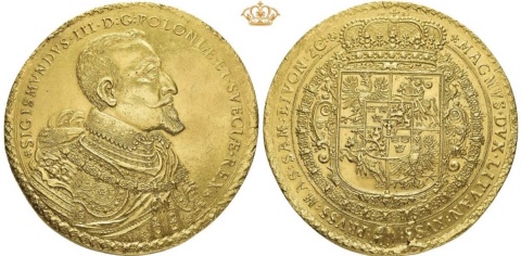 Złota moneta z Bydgoszczy warta siedem milionów złotych Licytację przeprowadzono w Oslo
