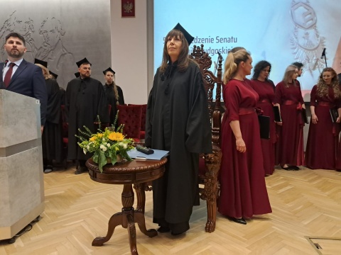 To 20. tytuł doktora honoris causa Politechniki Bydgoskiej. Uhonorowana prof. Joanna Barłowska