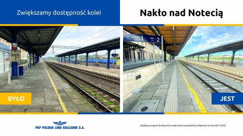 Nowe przejście podziemne ma windy. Stacja w Nakle nad Notecią przeszła remont
