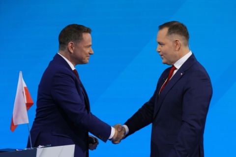 Kandydaci pytali siebie nawzajem. Debata z udziałem Karola Nawrockiego i Rafała Trzaskowskiego