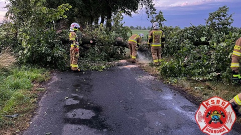 Burza nad regionem: zerwana linia energetyczna, usterka dachu szpitala i inne [aktualizacja]