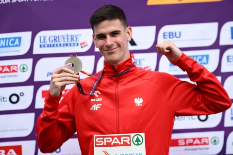 Srebro dla bydgoszczanina w Bergen Mikołaj Szczęsny wicemistrzem Europy U23 w skoku wzwyż