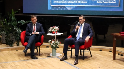 Stawką była niezależność. Mateusz Morawiecki mówił w Bydgoszczy o misji Lecha Kaczyńskiego