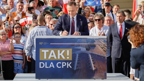 Do Sejmu wpłynął prezydencki projekt ustawy o Centralnym Porcie Komunikacyjnym