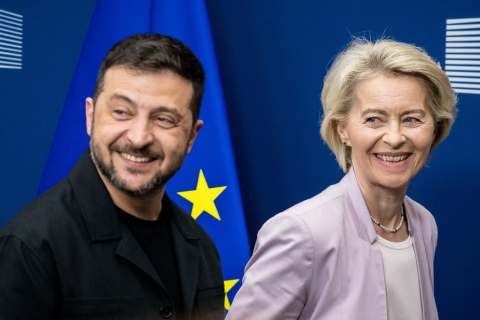 Von der Leyen: Granic międzynarodowych nie można zmieniać siłą Po spotkaniu z prezydentem Ukrainy