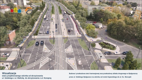 Tramwajem z Ronda Kujawskiego do Grunwaldzkiego. Zbudują tory na bydgoskim Szwederowie