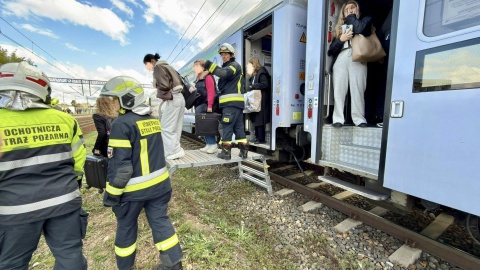 Awaria pociągu pasażerskiego w Solcu Kujawskim. Na pokładzie było 150 pasażerów