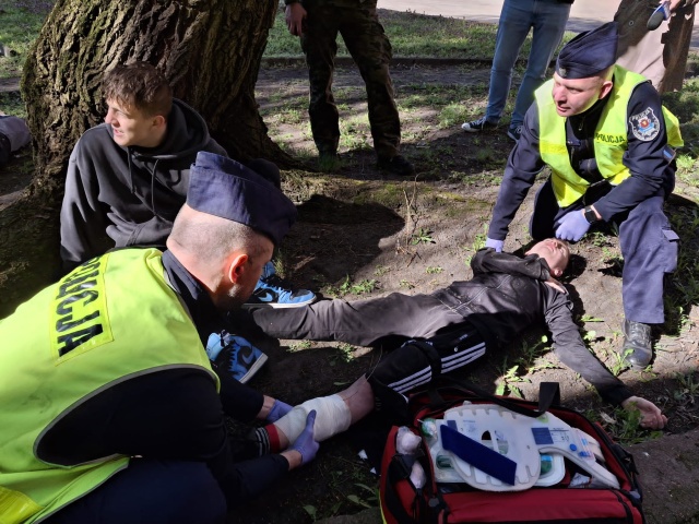 Doszło do dwóch wybuchów w szkole. Wielkie ćwiczenia służb w Grudziądzu [zdjęcia]