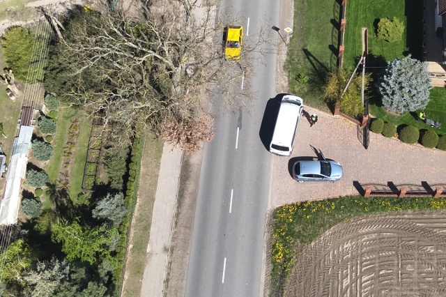 Policyjny dron w akcji. Sprawdzał jak jeżdżą kierowcy pod Świeciem [wideo, zdjęcia]
