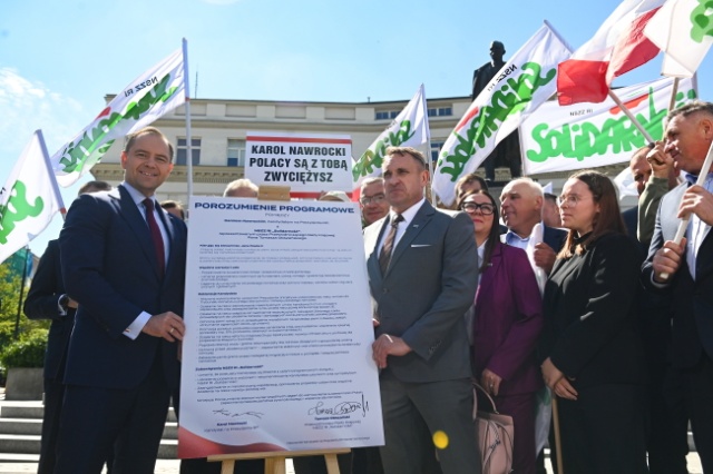 Karol Nawrocki z poparciem NSZZ Rolników Indywidualnych Solidarność